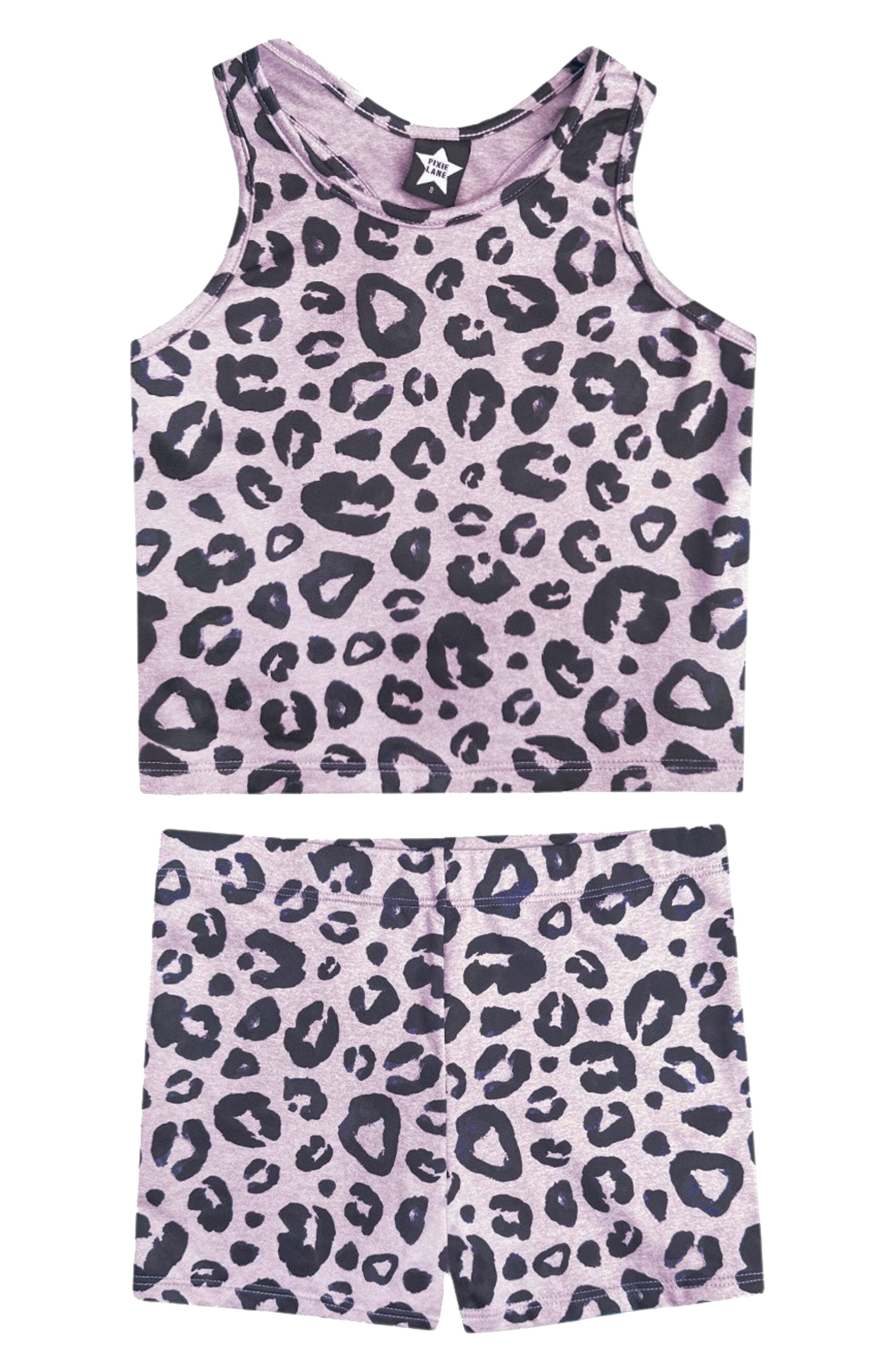PixieLane Kids' Cropped Tank & Shorts Set