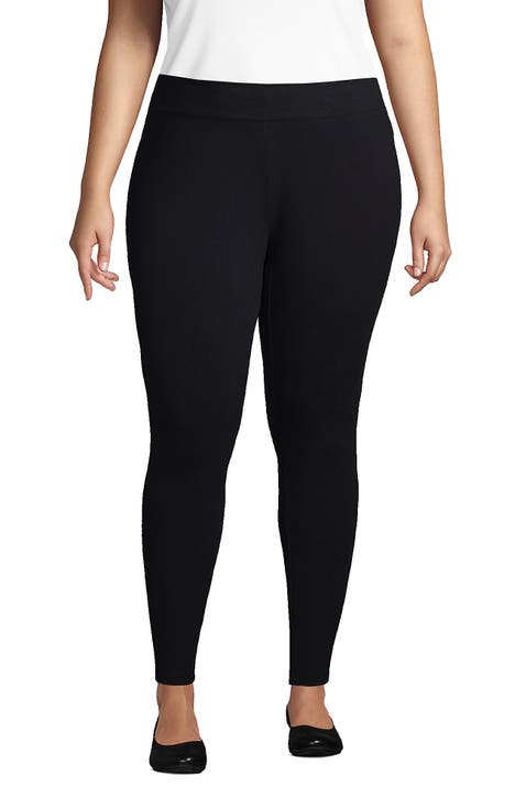 Plus Size Starfish Mid Rise Knit Leggings