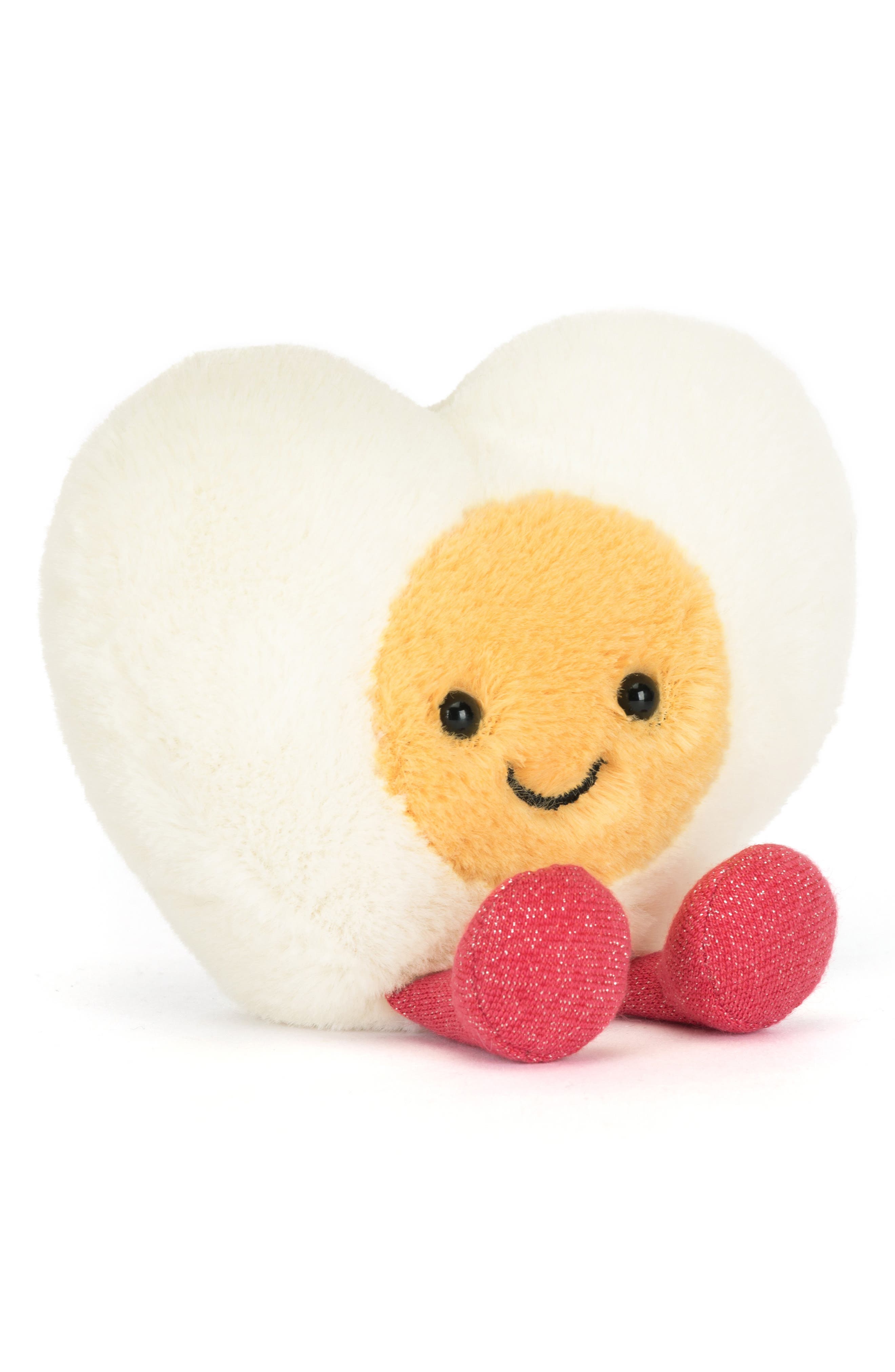 Jellycat Amuseables 4.5-Inch Heart Boiled Egg Plushie | Nordstrom