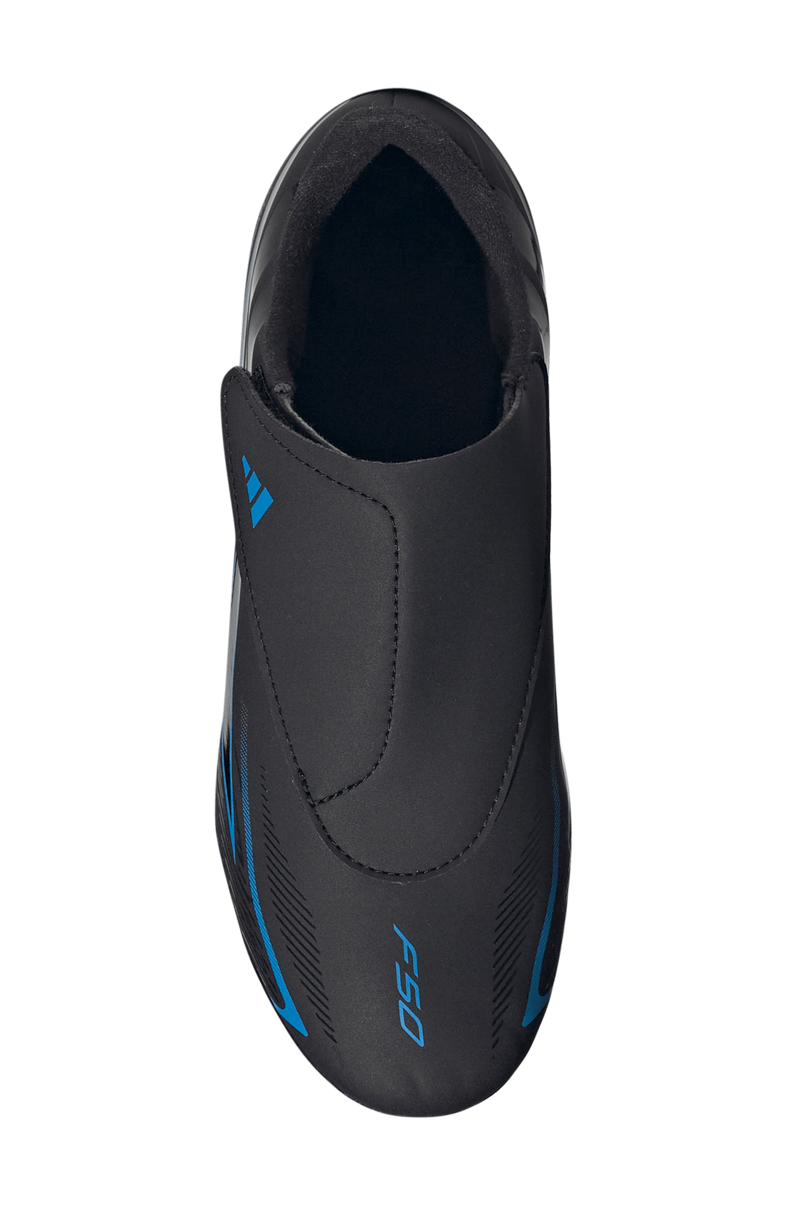 Kids' F50 Hyperfast Club Soccer Cleat, Alternate, color, CORE BLACK/ LUCID RAY BLUE