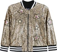 Mimi Tutu Sequin Bomber Jacket