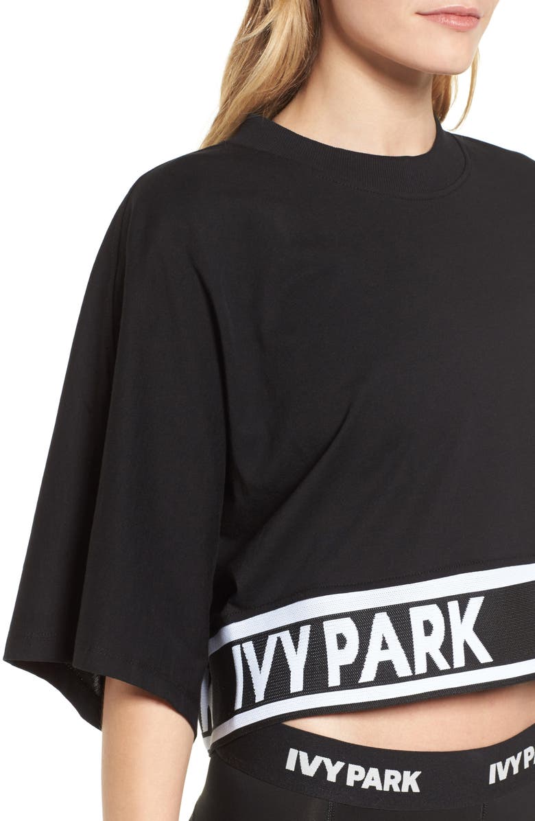 IVY PARK<sup>®</sup> Ivy Park Logo Tape Boxy Tee, Alternate, color,