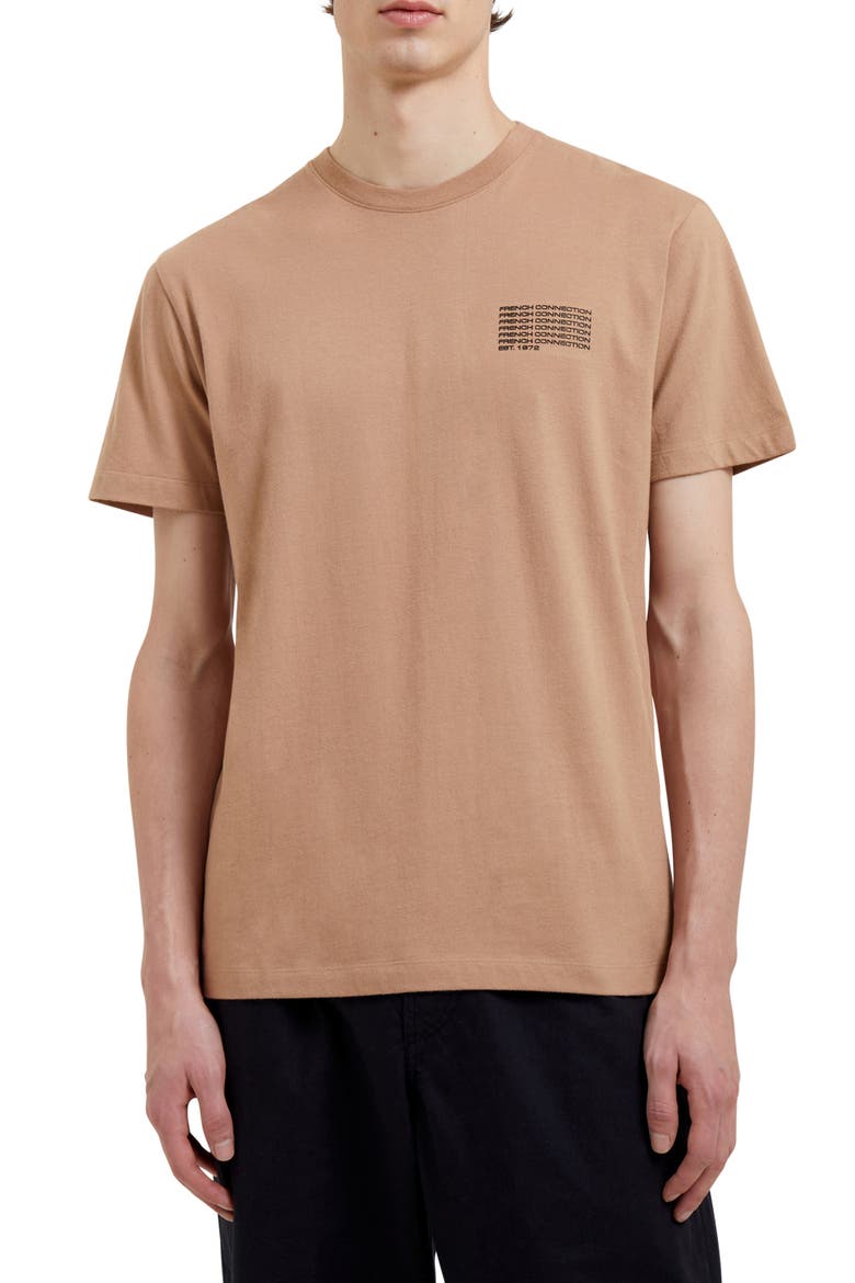 Repeat Logo Graphic Tee, Main, color, KANGAROO