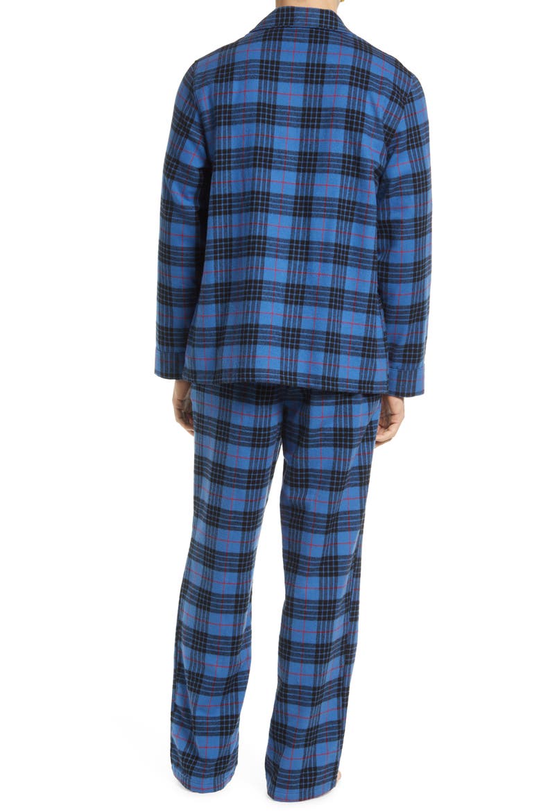 Men's Scotch Plaid Flannel Pajamas, Alternate, color, MORGAN
