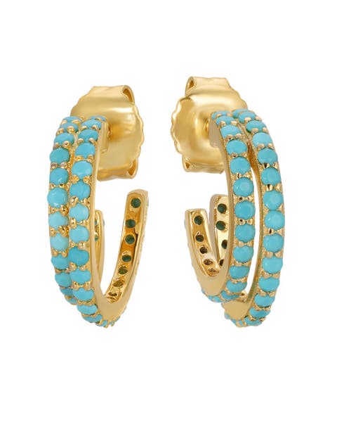 Evil Twin Double Huggie Hoop Earrings