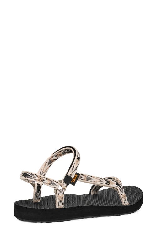 Shop Teva Original Universal Slim Sandal In Archive Wings White/black