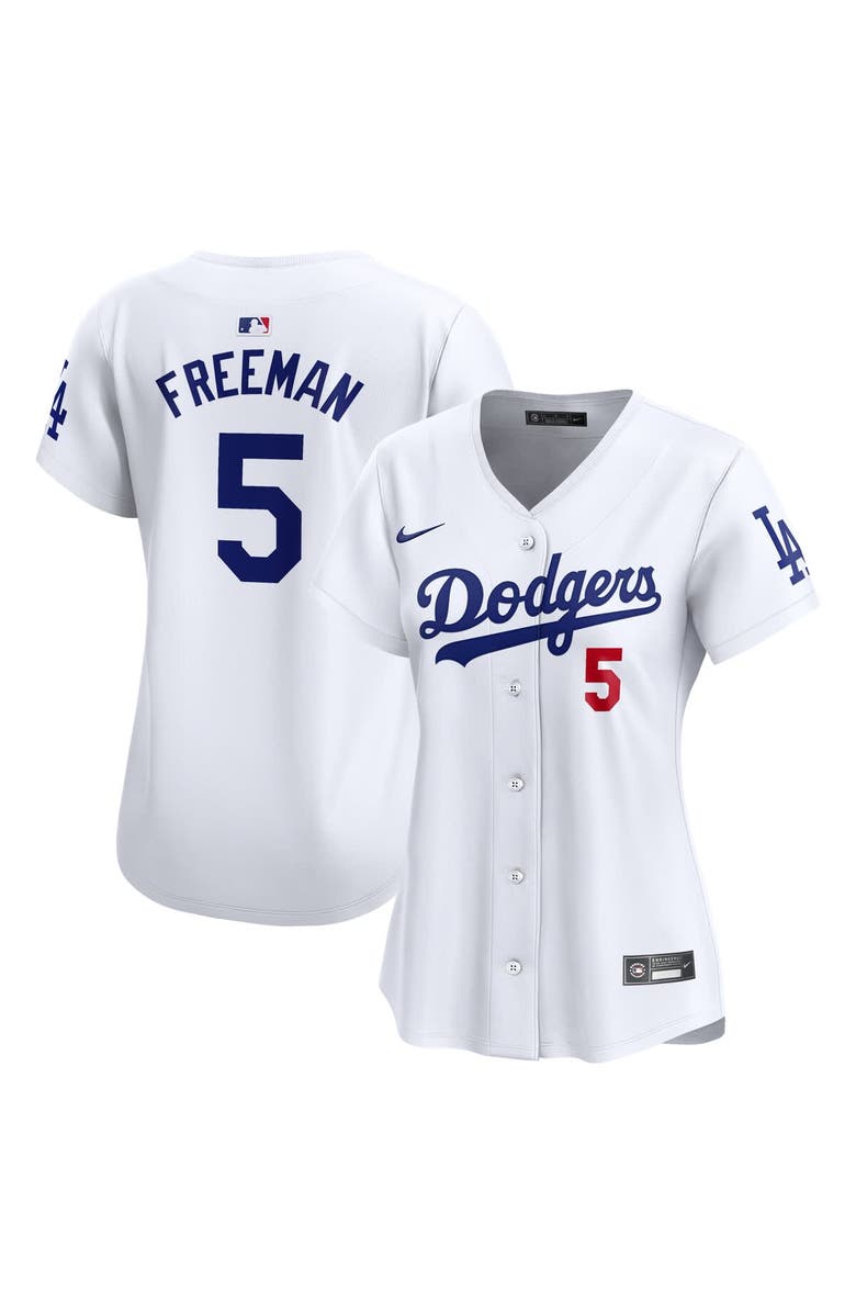 Nike Women's Nike Freddie Freeman White Los Angeles Dodgers Home Limited Player Jersey, Main, color,