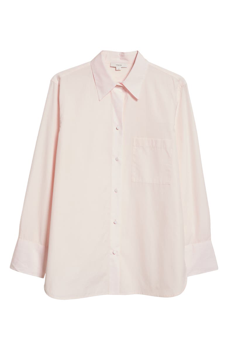 Vince Relaxed Fit Button-Up Shirt, Alternate, color, Ballet