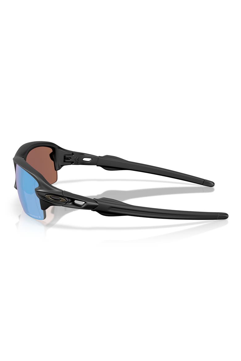Gender Inclusive Flak 2.0 XL 59mm Polarized Rectangular Sunglasses, Alternate, color, MATTE BLACK / PRIZM DEEP WATER