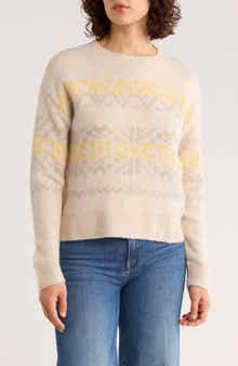 Lucky Brand Fair Isle Crewneck Sweater