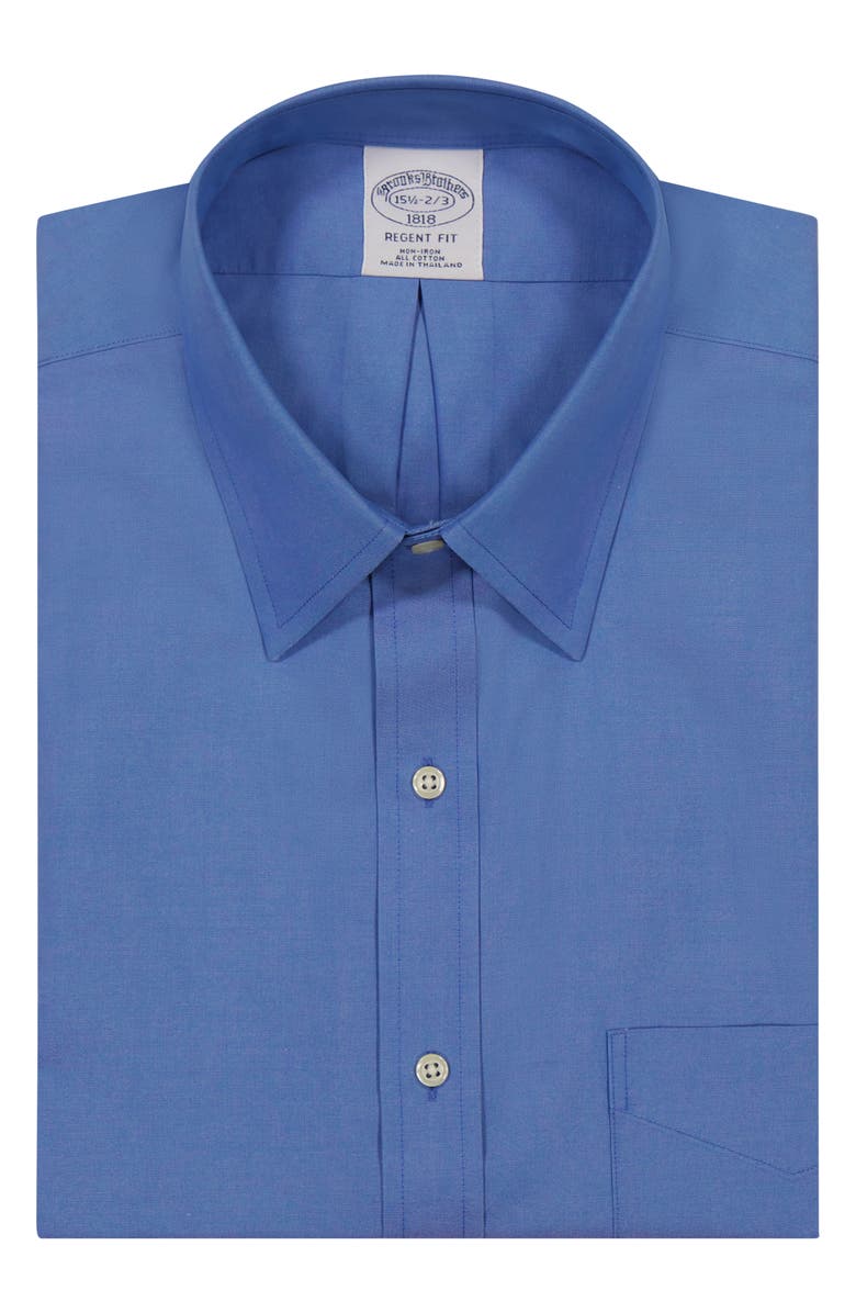 Brooks Brothers Non-Iron Regent Fit Dress Shirt, Main, color,
