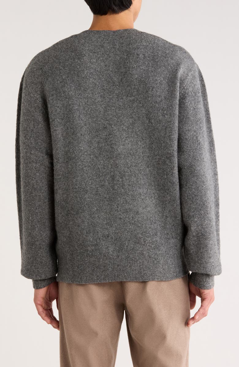 Carhartt Work In Progress Curtis Heathered Crewneck Sweater, Alternate, color, Tangled Graphite