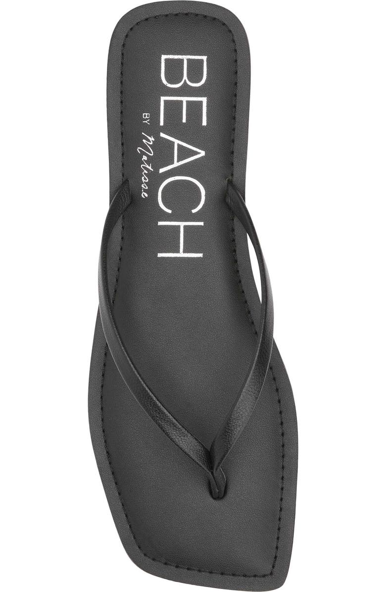 BEACH BY MATISSE Bungalow Flip Flop, Alternate, color, Black