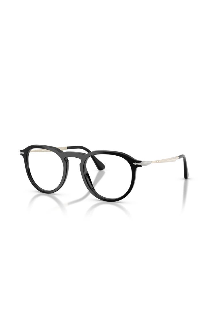 49mm Rectangle optical glasses, Main, color, Black
