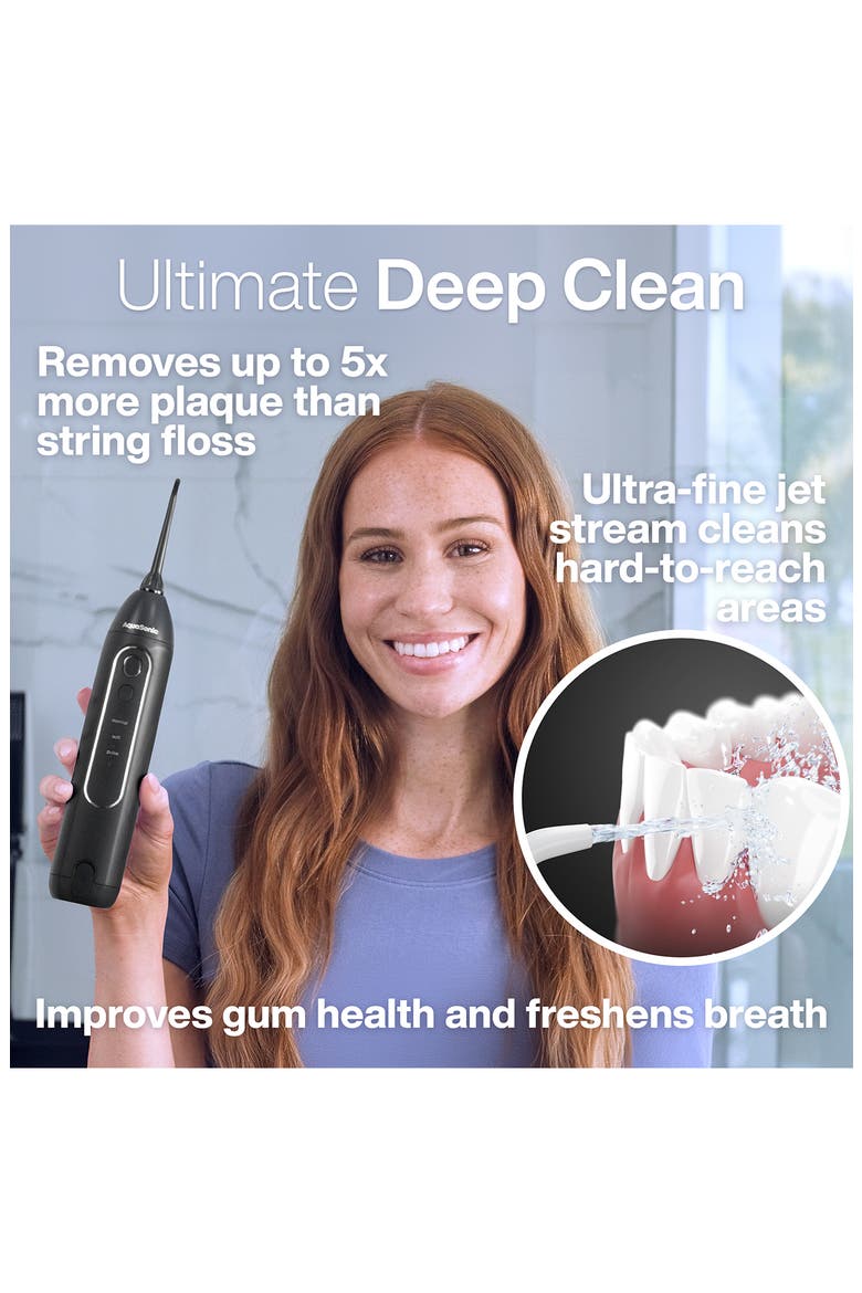 Icon Electric Rechargeable Water Flosser, Alternate, color, ONYX