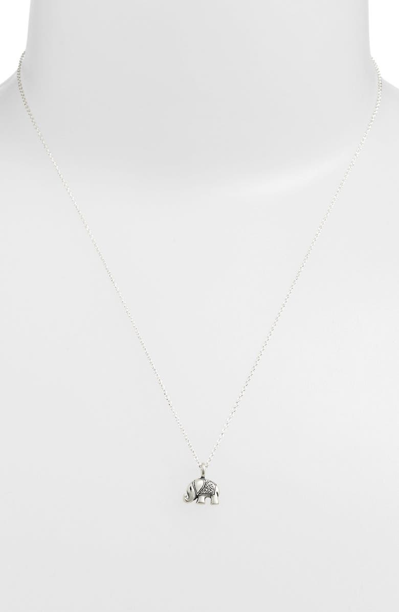 Dogeared 'Reminder - Strength' Pendant Necklace, Alternate, color, 