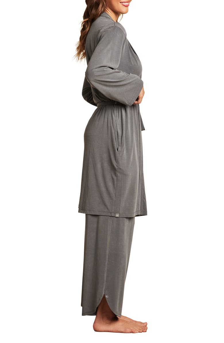 Barefoot Dreams<sup>®</sup> Malibu Collection<sup>®</sup> Sandwashed Jersey Robe, Alternate, color, 