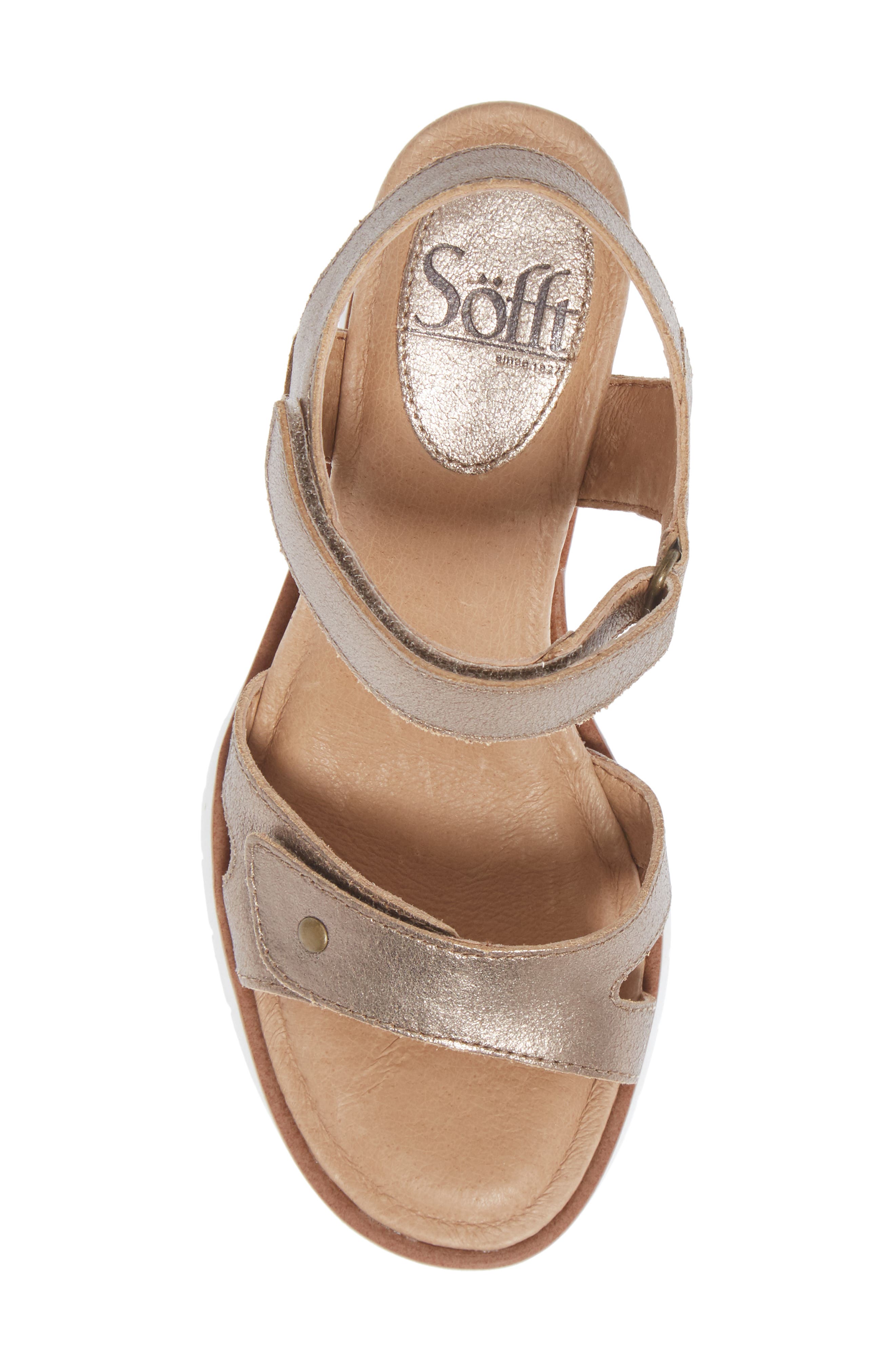 Söfft Cyndy Wedge Sandal, Alternate, color, 