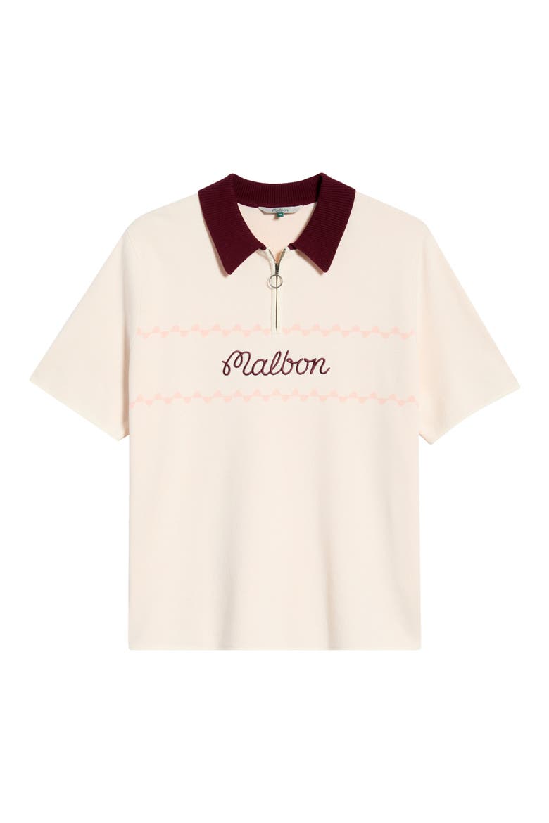 Benny Logo Detail Cotton Polo, Main, color, WHISPER WHITE