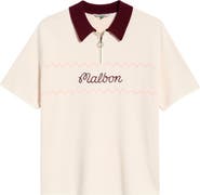 MALBON Benny Logo Detail Cotton Polo