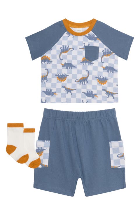 3-Piece Dino Check Set (Baby)