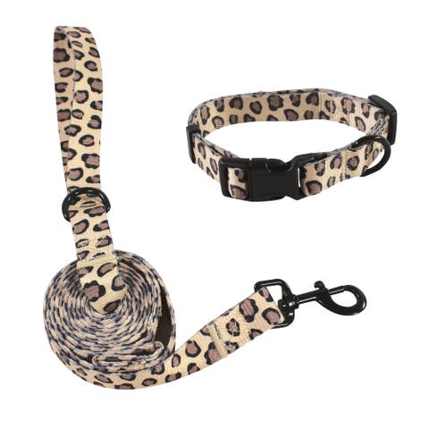 Pet Collar and Leash Set