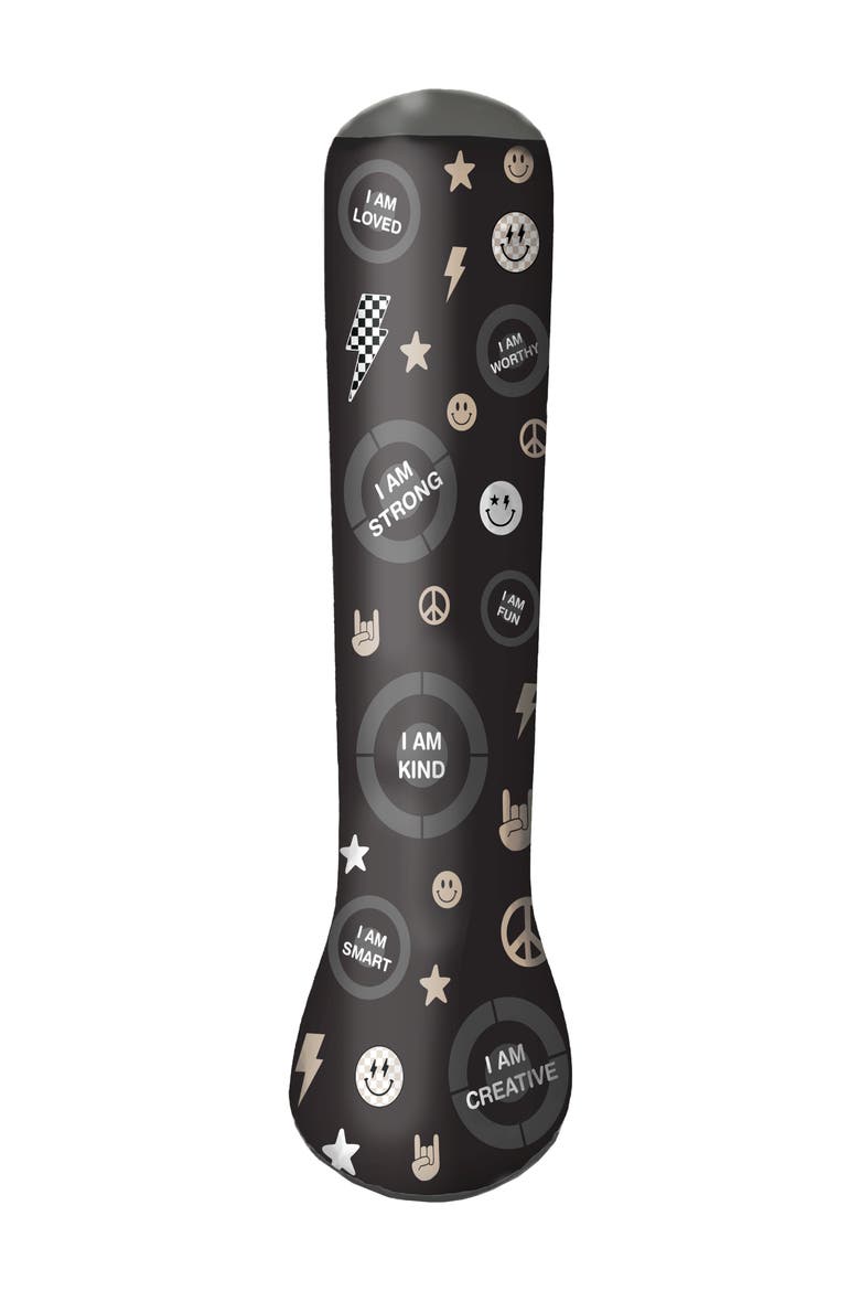 Magic Puncher Inflatable Positive Affirmations Punching Bag, Main, color, Monochrome