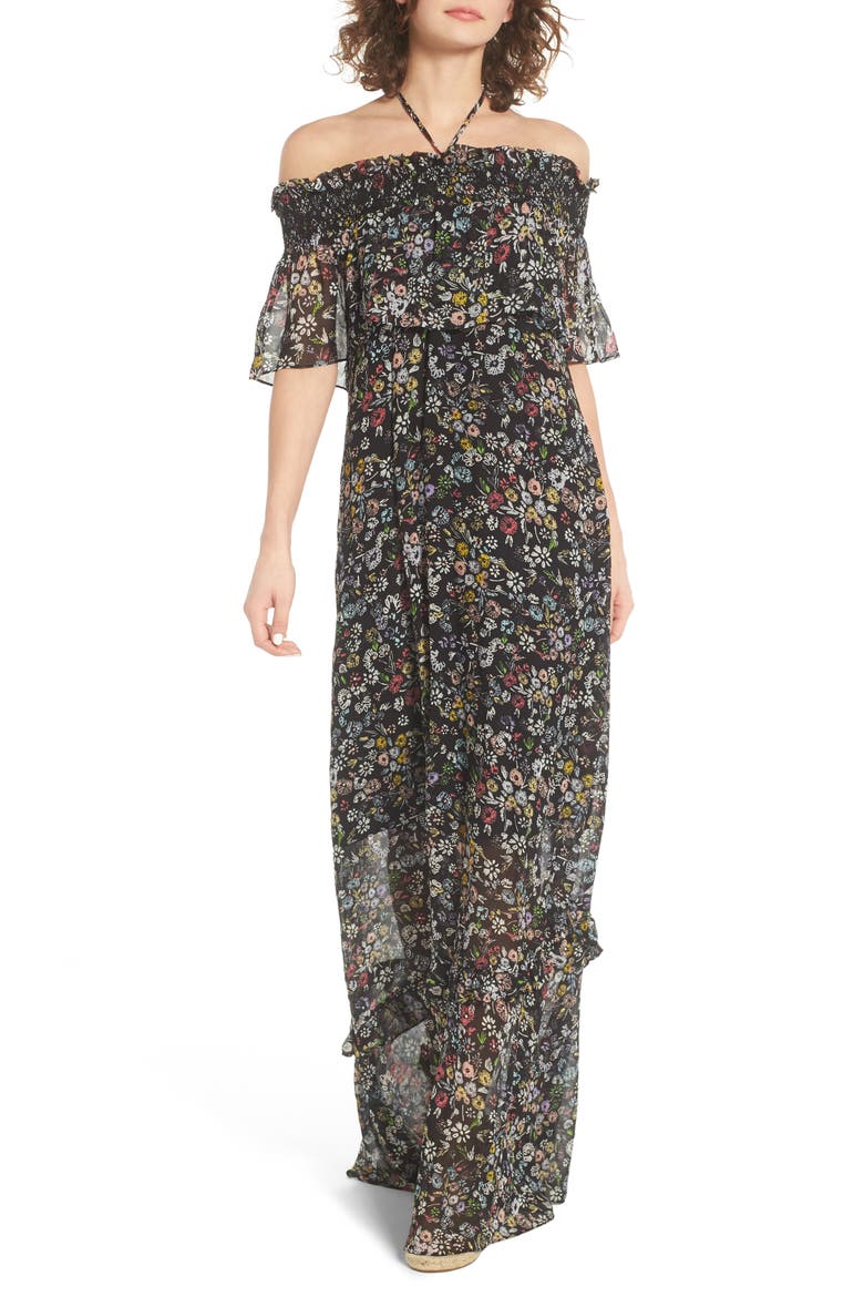 Loma Maxi Dress, Main, color, BALBOA GARDEN PRINT