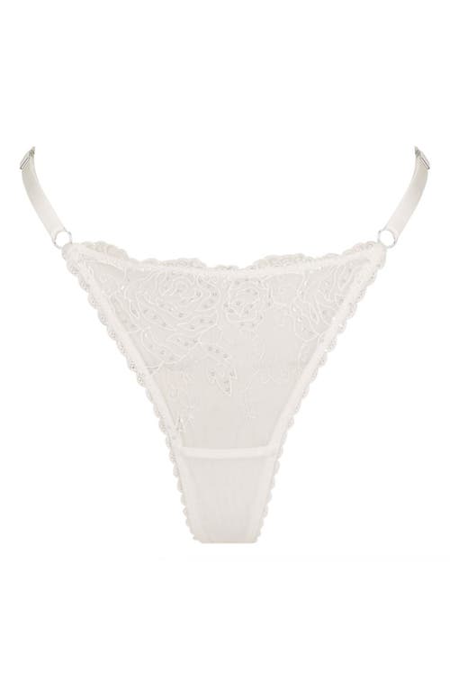 Shop Kat The Label Delilah Lace Thong In White