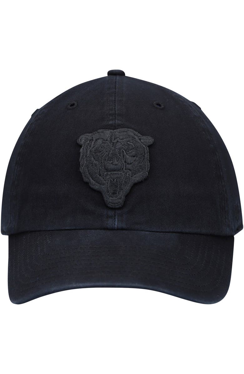 '47 Men's '47 Black Chicago Bears Team Tonal Clean Up Adjustable Hat, Alternate, color, Black