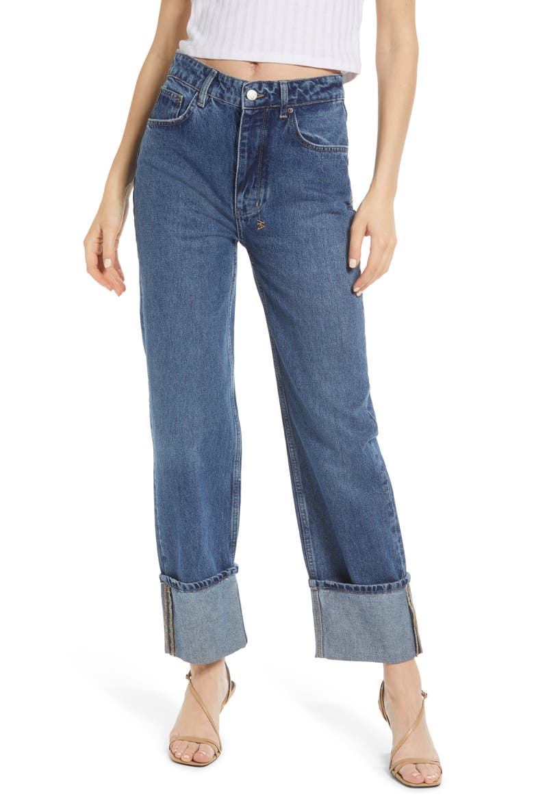 Brooklyn Straight Leg Jeans, Main, color, DENIM