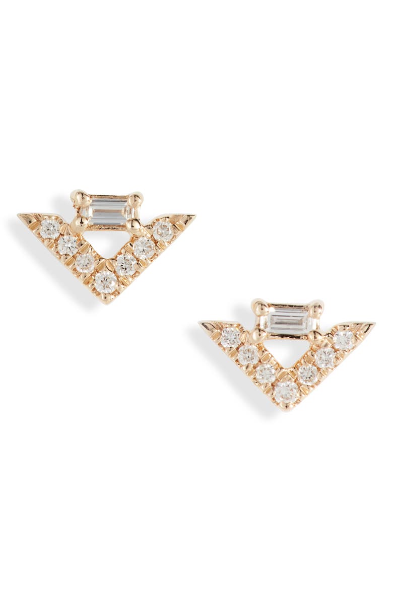 Dana Rebecca Designs Sadie Diamond Stud Earrings, Main, color, 