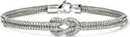John Hardy Love Knot Bracelet, Sterling Silver, Diamonds