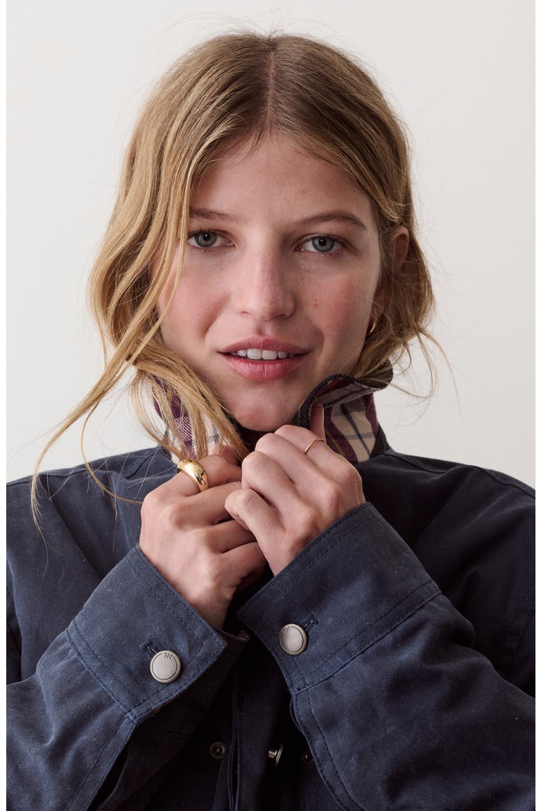 Riley Cotton Barn Jacket, Alternate, color, NAVY