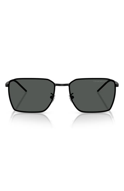 60mm Square Sunglasses