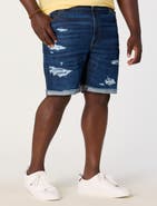 True Nation by DXL Big & Tall Athletic-fit Everyday Denim Shorts