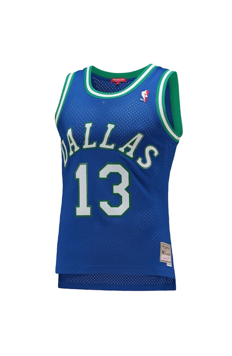 Mitchell & Ness Women's Mitchell & Ness Steve Nash Blue Dallas Mavericks 1998/99 Hardwood Classics Swingman Jersey, Alternate, color, Blue