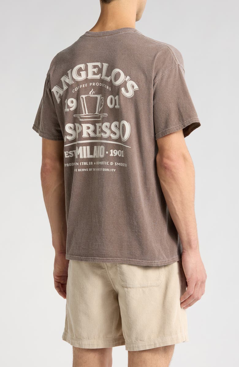BDG Urban Outfitters Angelo's Espresso Cotton Graphic T-Shirt, Alternate, color, 