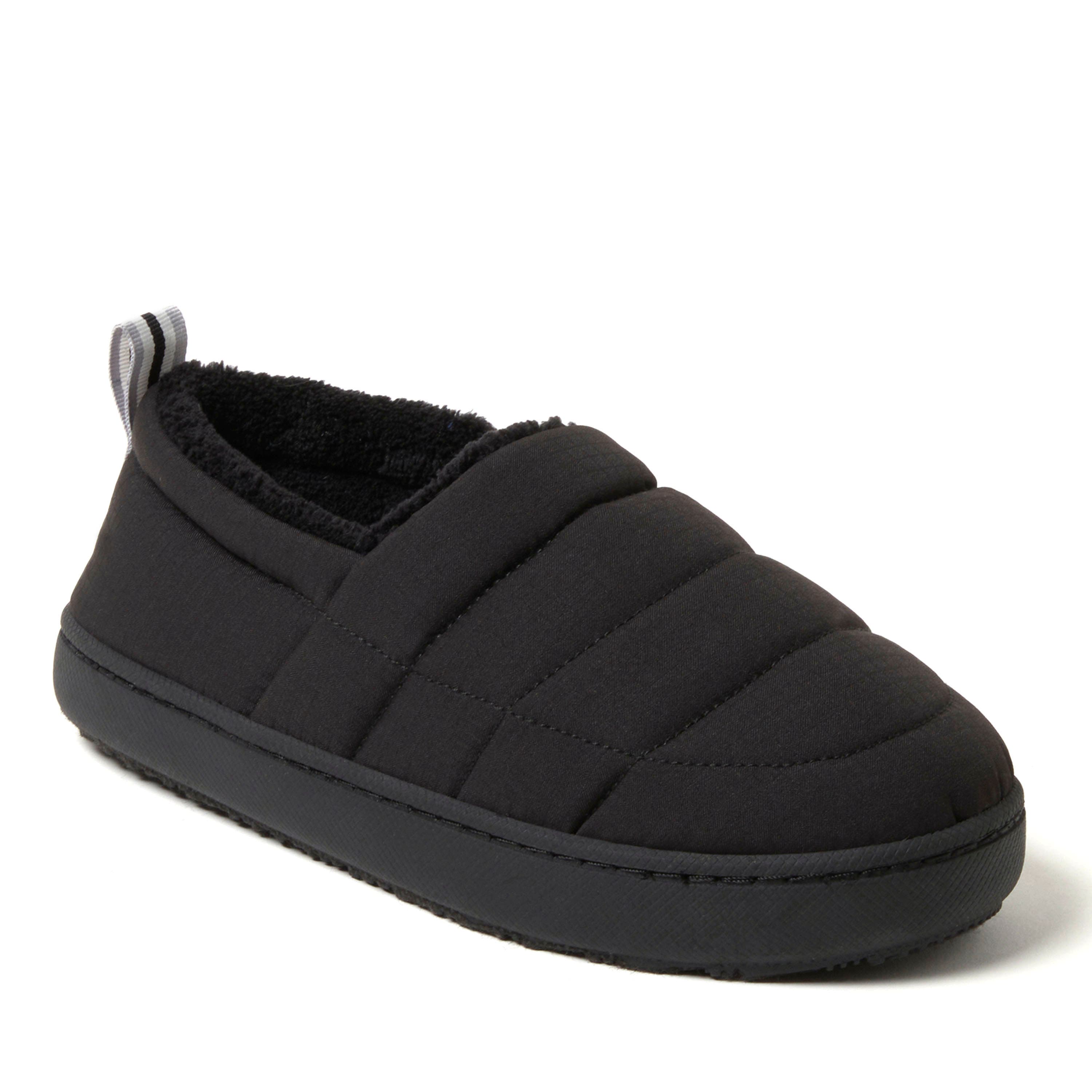 DEARFOAMS Fern Ripstop Closed Back Slipper, Main, color, Black