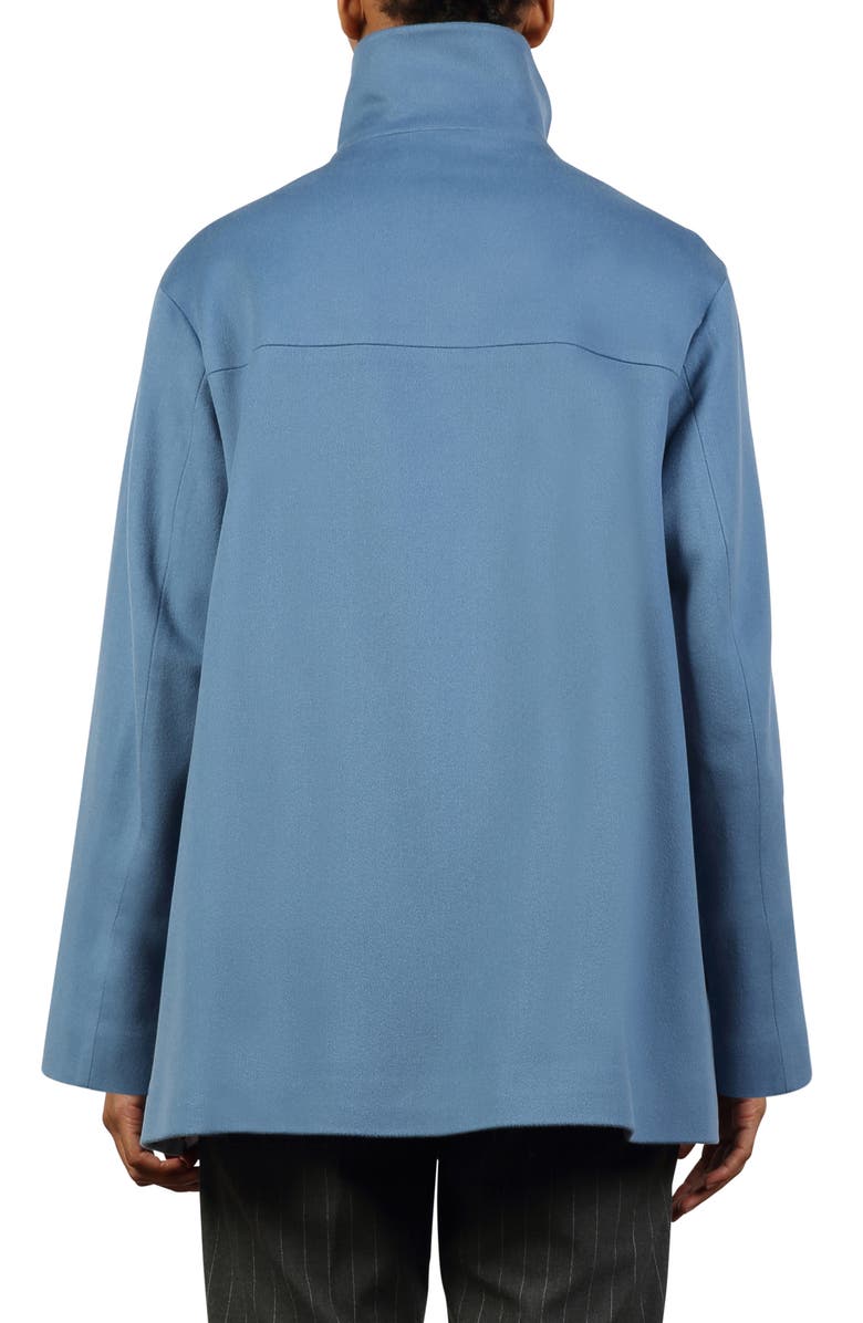 Fleurette Elvis Stand Collar Wool Car Coat, Alternate, color, 