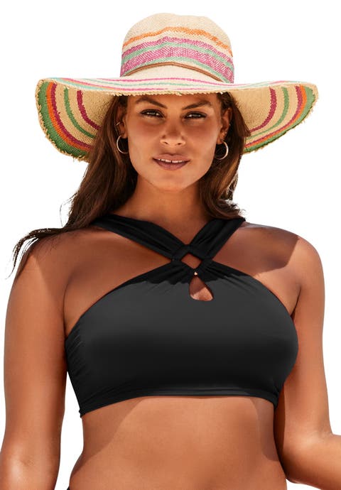 High Neck Halter Bikini Top