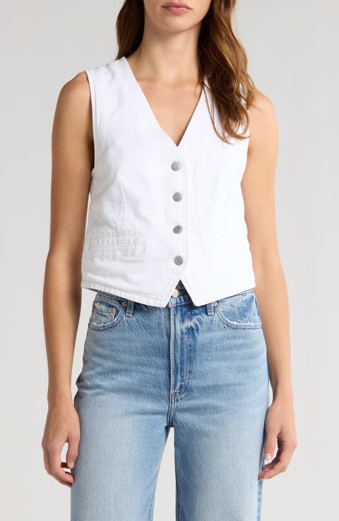 Vero Cotton Crop Vest