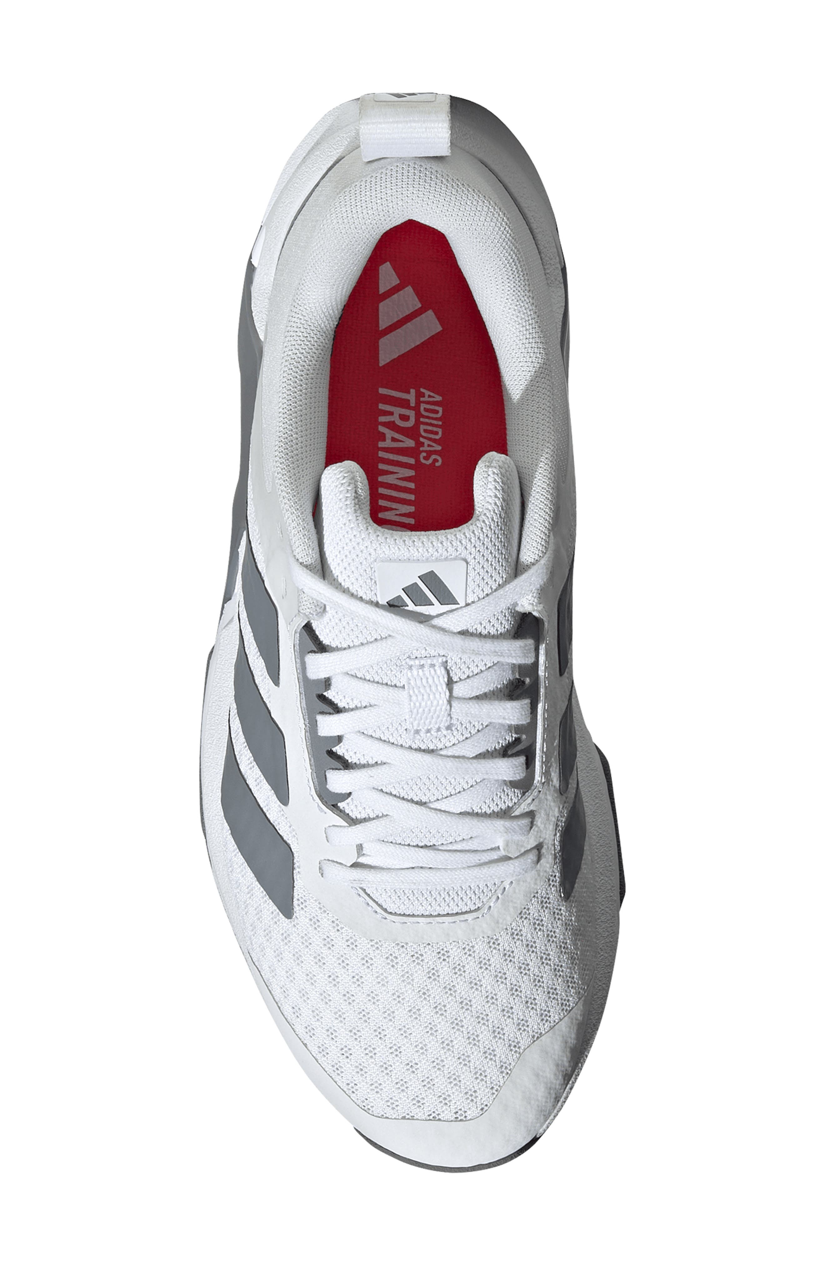 adidas Training Dropset Sneaker, Alternate, color, White/ Grey/ Lucid Red