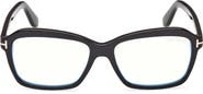 TOM FORD 54mm Rectangular Optical Glasses