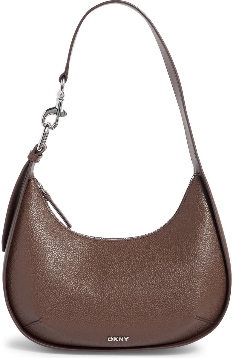 DKNY Thyme Hobo Bag, Main, color, Chocolate