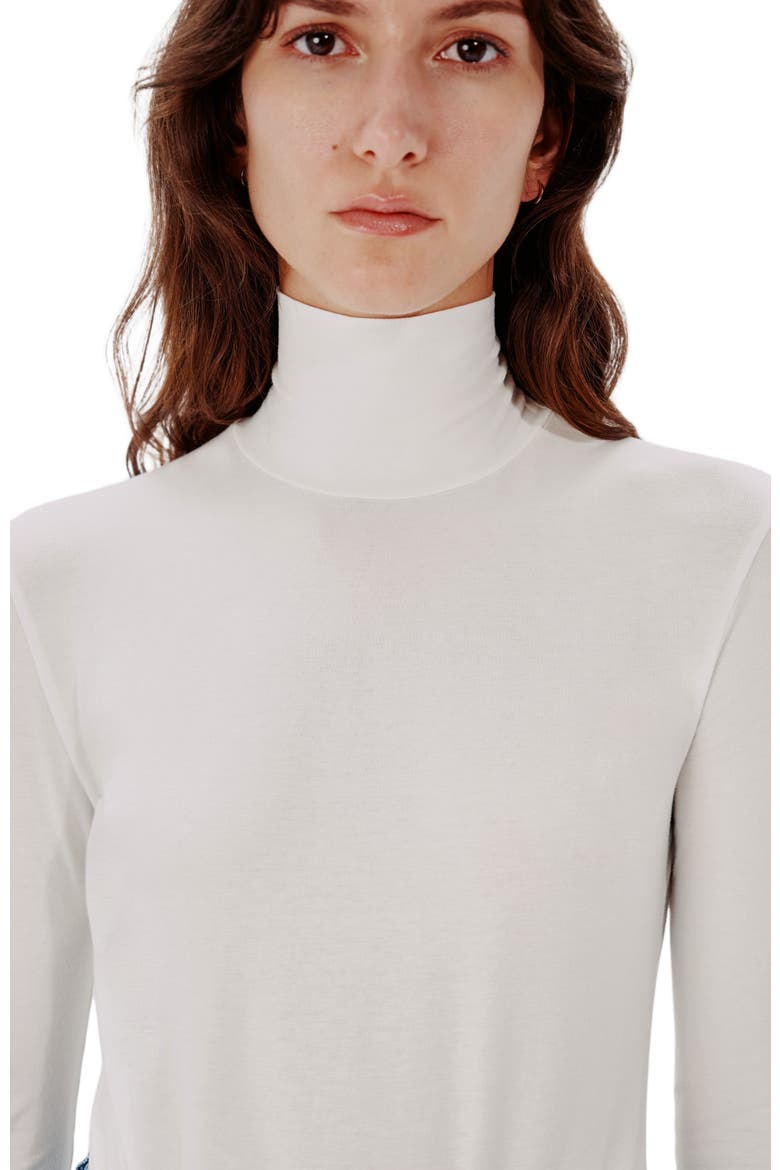 TURTLENECK BODYSUIT, Alternate, color, WHITE