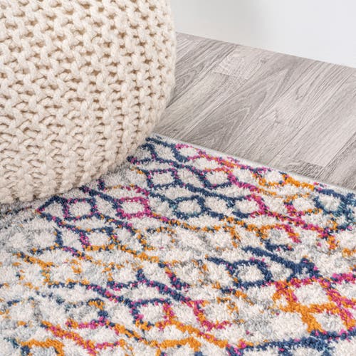 Jonathan Y Arta Moroccan Vintage Geometric Area Rug In Multi/cream