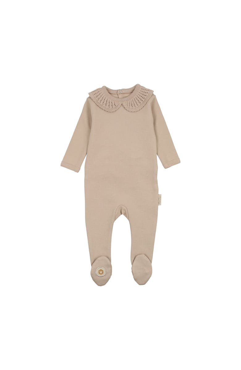 Mon Tresor Bebe Graceful Collar Footie, Main, color, 