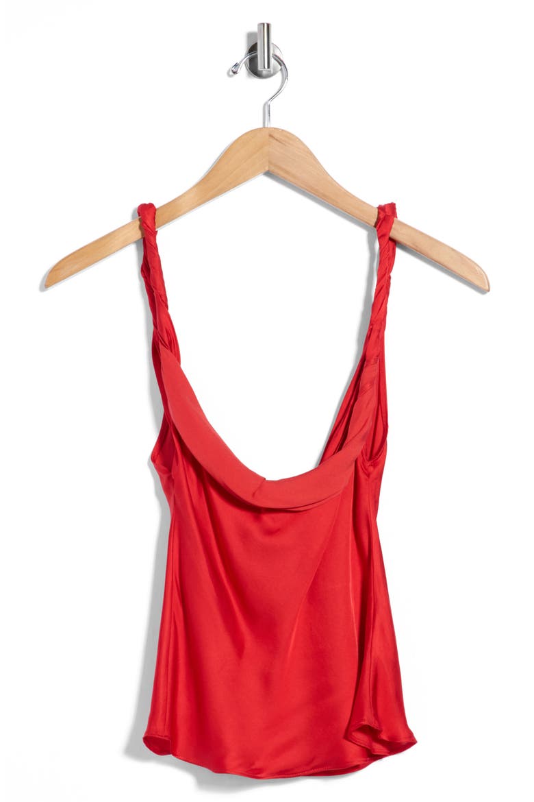 Monique Twist Strap Tank, Main, color, CHILI PEPPER