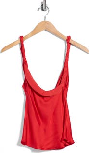ALICE + OLIVIA Monique Twist Strap Tank